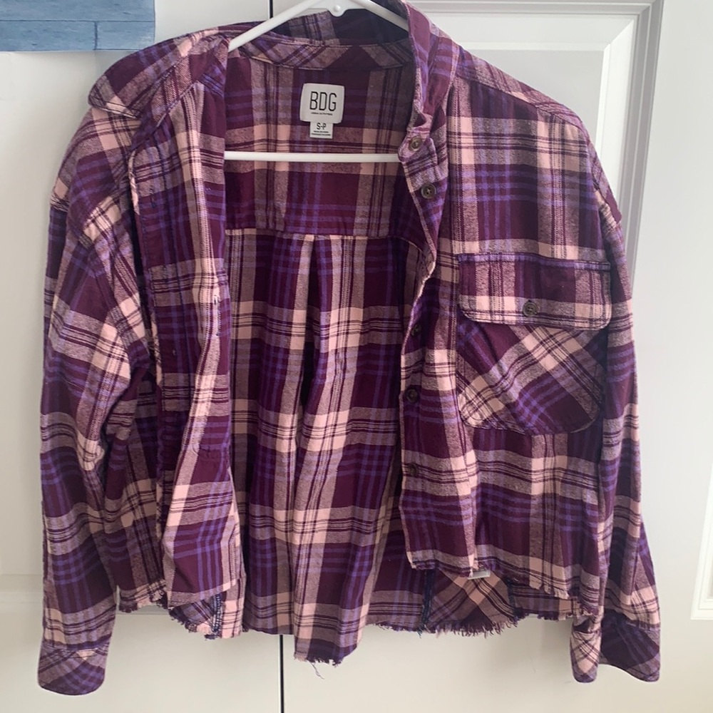Cropped urban flannel